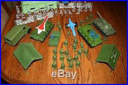 Grant's MPC Army Battlefront Playset with Tanks & German Pillbox Marx Timmee