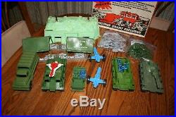 Grant's MPC Army Battlefront Playset with Tanks & German Pillbox Marx Timmee