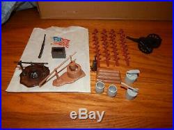 HIGH GRADE Marx Fort Apache Playset # 3681 Bags, Dividers, Instructions, Box Ex. Cd