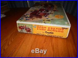 HIGH GRADE Marx Fort Apache Playset # 3681 Bags, Dividers, Instructions, Box Ex. Cd