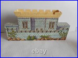 HTF 1950's Marx Medieval High Wall Castle Playset No Box Near Complete Ex
