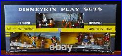 HTF Vintage MARX Disneykins TRIPLE PLAY SET Gift Box Display Box is Vg