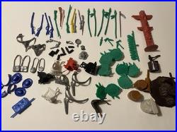 HUGE 278 pieces Vintage 1960's MARX FORT APACHE PLAYSET #3680 many extras