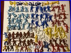 HUGE 278 pieces Vintage 1960's MARX FORT APACHE PLAYSET #3680 many extras