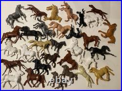 HUGE 278 pieces Vintage 1960's MARX FORT APACHE PLAYSET #3680 many extras