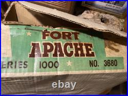 HUGE 278 pieces Vintage 1960's MARX FORT APACHE PLAYSET #3680 many extras