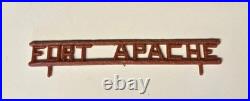 HUGE Lot Of Marx Fort Apache Playset Parts REISSUE Cavalry Blockhouse Cabin