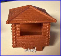 HUGE Lot Of Marx Fort Apache Playset Parts REISSUE Cavalry Blockhouse Cabin
