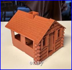 HUGE Lot Of Marx Fort Apache Playset Parts REISSUE Cavalry Blockhouse Cabin