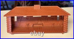 HUGE Lot Of Marx Fort Apache Playset Parts REISSUE Cavalry Blockhouse Cabin