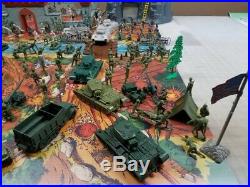 HUGE NAVARONE BATTLEGROUND U. S/GERMAN DUAL PLAYSET CUSTOM BOX With MARX TOYS! II