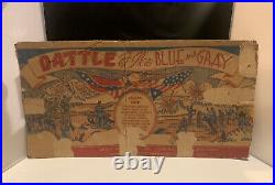 HUGE Vintage 1950s Marx Civil War Battle Of The Blue & Gray Playset Lot