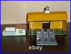 Happi Time Farm vintage metal toy lot barn silo chicken coop tractor fence