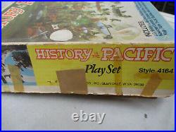 History in the Pacific Play Set Marx World War 2 WWII Vintage Playset 54mm