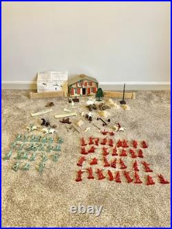 Huge Lot Heritage Marx Revolutionary War Set Sons Of Liberty British Soldiers