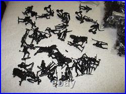 Huge Lot Marx Reissue Castle Of The Noble Knights Figure Lot 4710 100's Of Parts