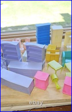 Huge Lot Vintage Dollhouse Toy Furniture Marx Mcx Superior Hong Kong