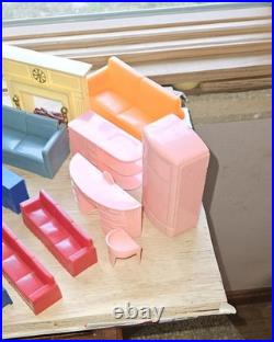 Huge Lot Vintage Dollhouse Toy Furniture Marx Mcx Superior Hong Kong