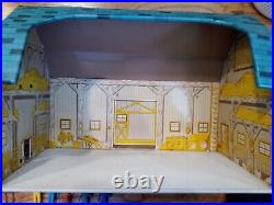 Huge Vintage Mixed Ohio Art Tin Litho Farm Playset Lot Marx Aand Bonus Mpc Figs