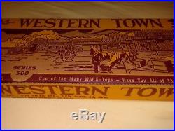 INCREDIBLE 1950s Marx ROY ROGERS Western Town playset no. 4255 SEALED NRFB