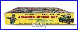 Ideal Battle Action Combat Set OR Marx Armored Attack Play Set Box