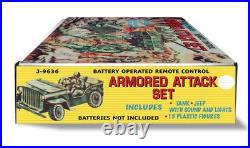 Ideal Battle Action Combat Set OR Marx Armored Attack Play Set Box