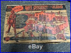 In Original Box Marx Walt Disneys Davy Crockett At The Alamo Play Set Box#3544