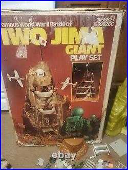 Iwo Jima Giant Play Set By Marx With Box