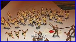 Iwo Jima miniature Play set Marx 1960 250 piece Vintage Soldier Toy Collectible