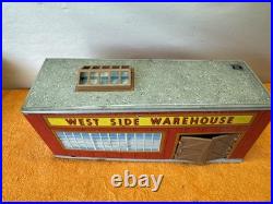 J -Rare MARX Untouchables Playset Building West Side Warehouse Good Condition