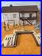 J- Vintage Marx Zorro Hacienda Balcony And 13 Plastic Men