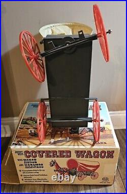 Johnny West Covered Wagon, Marx, Vintage Toys