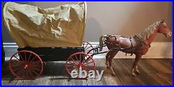 Johnny West Covered Wagon, Marx, Vintage Toys