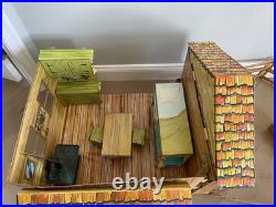 Johnny West Marx Circle X Ranch Playset Western Cowboy Vintage NEAR COMPLETE