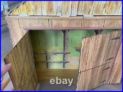 Johnny West Marx Circle X Ranch Playset Western Cowboy Vintage NEAR COMPLETE