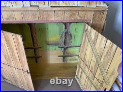 Johnny West Marx Circle X Ranch Playset Western Cowboy Vintage NEAR COMPLETE