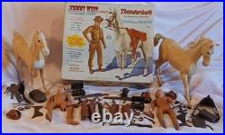 Johnny West & Thunderbolt Cowboy & Horse Play Sets #2065 Vintage Louis Marx & Co Johnny West & Thunderbolt Cowboy & Horse Play Sets #2065 Vintage Louis Marx & Co
