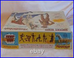 Johnny West & Thunderbolt Cowboy & Horse Play Sets #2065 Vintage Louis Marx & Co