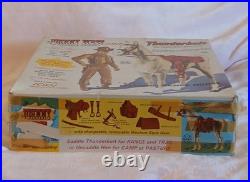 Johnny West & Thunderbolt Cowboy & Horse Play Sets #2065 Vintage Louis Marx & Co