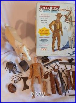 Johnny West & Thunderbolt Cowboy & Horse Play Sets #2065 Vintage Louis Marx & Co Johnny West & Thunderbolt Cowboy & Horse Play Sets #2065 Vintage Louis Marx & Co
