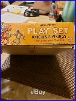 Knights & Vikings By Marx miniature play set