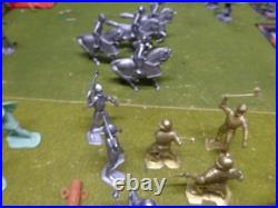 LOUIS MARX CASTLE, withKNIGHTS and VIKINGS /Package of BRITIANS DEETAIL KNIGHTS