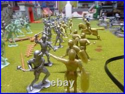 LOUIS MARX CASTLE, withKNIGHTS and VIKINGS /Package of BRITIANS DEETAIL KNIGHTS