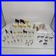 Large Lot Of 47 VINTAGE MARX 1950s FARM PLAYSET ANIMALS & Figures