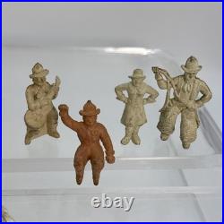 Large Lot Of 47 VINTAGE MARX 1950s FARM PLAYSET ANIMALS & Figures