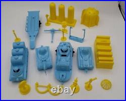 Large Lot of 1962 MARX OPERATION MOON BASE PLAYSET SPACE VEHICLES & accessories