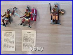 Late 1950s Early 1960s Marx Warriors of the World Roman Viking Lot 12 w Cards