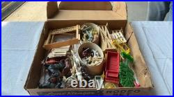 Lone Ranger Rodeo Marx Toy Play Set In Box Vintage cowboy