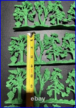 Lot Of 10 Vtg Original Marx Louis Large Tree Woods Line Battleground Civil War