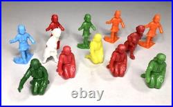 Lot Of 12 Vintage Marx Roy Rogers Play Set Ranch Kids Little Girl Recast